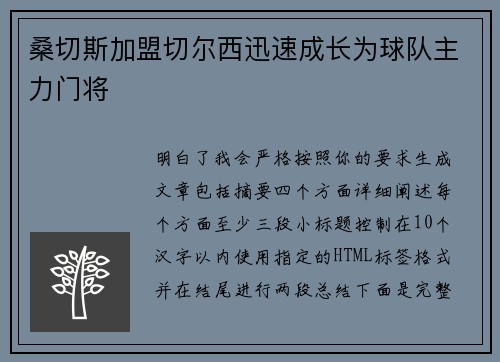 桑切斯加盟切尔西迅速成长为球队主力门将 桑切斯加盟切尔西迅速成长为球队主力门将
